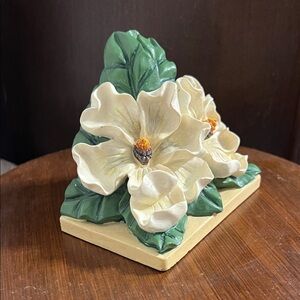 Vintage Magnolia Bookend